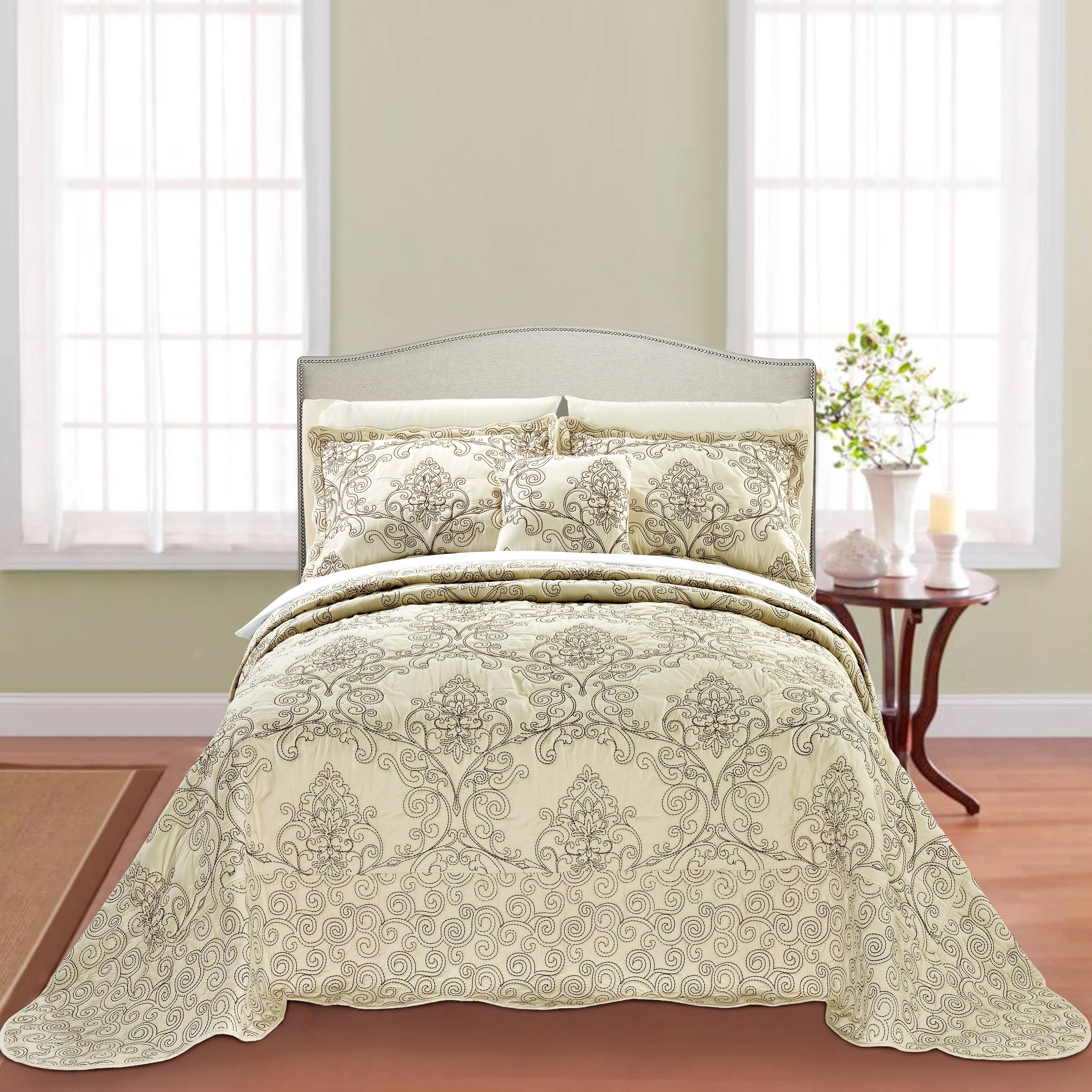 KyraHome Couverture 100 % coton bio 152,4 x 203,2 cm pour canapé