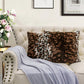 ML LEOPARD Faux Fur 2 Piece Decorative Pillow Covers-20&