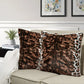 ML LEOPARD Faux Fur 2 Piece Decorative Pillow Covers-20&