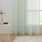 Curtain - Solid Voile Curtain 2 Pieces Set - Aqua Grey - 56" x 96"