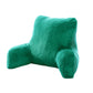 Solid Faux Fur Bedrest Pillow Backrest Pillow