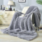 Shaggy long Faux fur Throw Blanket