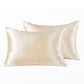 32 Momme Silk Cotton Pillow Shams Pillowcases 2 Piece Set