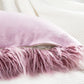 Mongolian Faux Fur 2 Piece Decorative Pillow Covers
