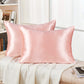 32 Momme Silk Cotton Pillow Shams Pillowcases 2 Piece Set