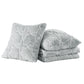Geo Tatami Faux Fur & Pillow Shell Set-50" x 60"