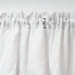 Chain Embroidery Valance 2 Piece Set