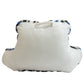 Multi-Jacquard Faux Fur Bedrest Pillow  - 20" x 18" x 17"