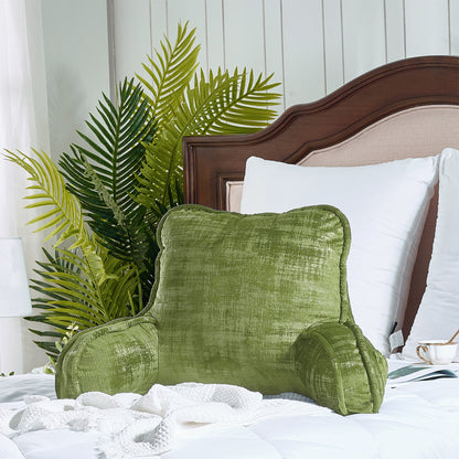 Textured Velvet Bedrest Pillow