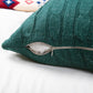Cable Knit 2 Piece Decorative Pillow Covers