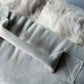 Jaquard Faux Fur Bedrest Pillow Backrest Pillow - 20" x 18" x 17"
