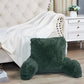 Fox Faux Fur Bedrest Pillow - Medium Size 20" x 18" x 17"