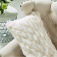 Feathery Faux Fur 2 Piece Decorative Pillow Covers