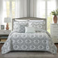 Legacy 5 Piece Printed Microfiber Quilts Set
