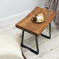 Natural Old Pine Wood Side Table