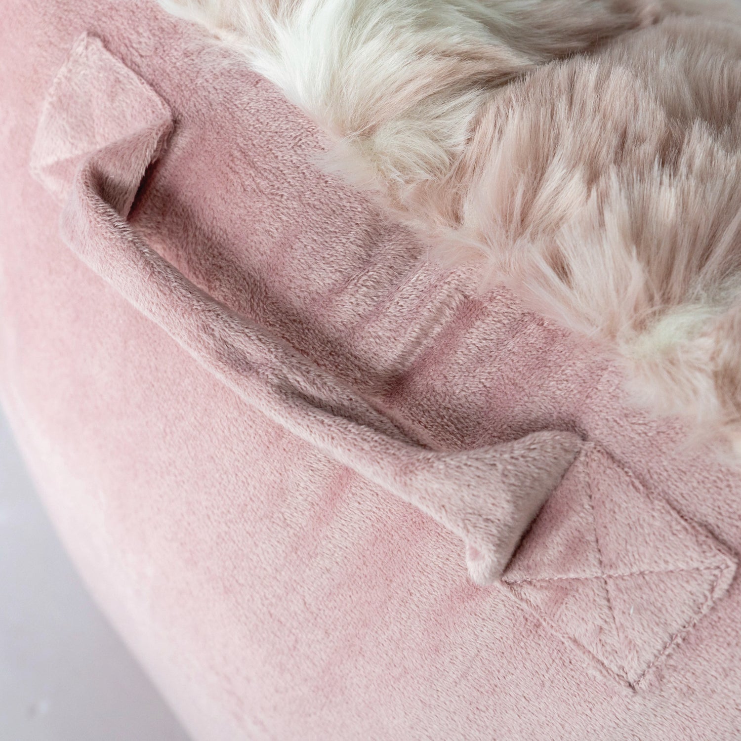 Fox Faux Fur Bedrest Pillow Backrest Pillow - Medium Size 20 x 18