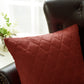 Quilted Micromink 4 Piece Decorative Pillow Covers-20" x 20"