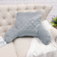 Velvet Quilted Bedrest Pillow - 20" x 18" x 17"