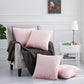 Rabbit Faux Fur 4 Piece Decorative Pillow Covers - 20" x 20"