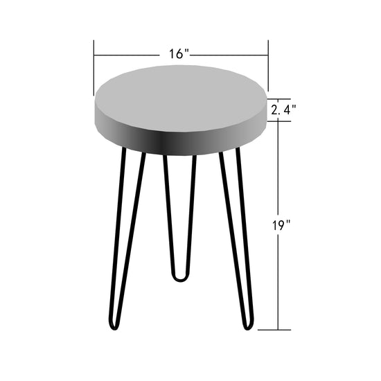 Raclaimed Wood Table RD-16‘’ x 16‘’x 21.4&