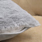 Solid Light Faux Fur 2 Piece Decorative Pillow Covers - 20" x 20"