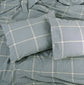 3 Piece Washed Cotton Duvet Cover Bedspread Quilt Set