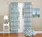 4 Piece Delia Curtain and Pillow Cover Set